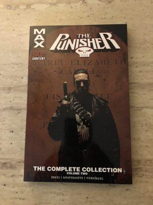 Graphic novel of The Punisher-Complete Collection, Volume 2 bought atWizards.