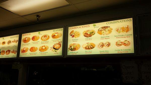 Some of their food options. Prices on their website.