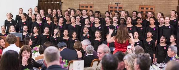 2013 Champion of the Arts Gala hosted over 200 guests with performances by our older choirs.