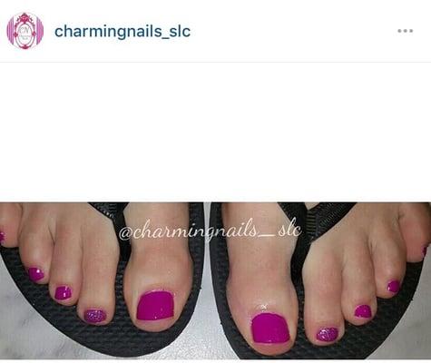 Flawless charming signature pedicure.