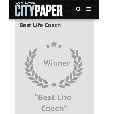 Sara was voted Best Life Coach in DC!