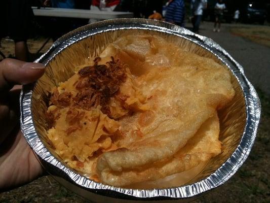 Fried Paratha ($4) with bean paste & fried onions