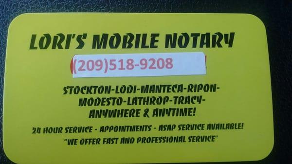 Lori's Mobile Notary