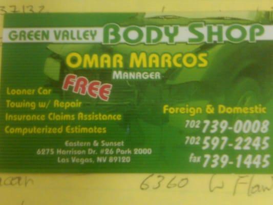 Green Valley Body Shop