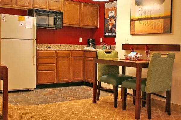 Full size kitchens in our rooms...