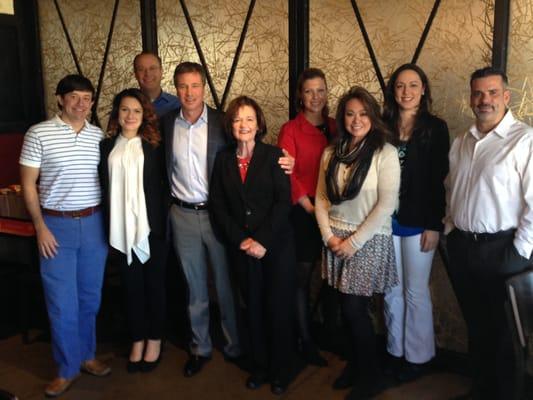 Meet the team
Left to right: Trey, Kara, Michael, Jim, Sharon, Jenny, Dina, Georgina & Jeff