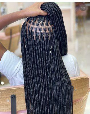 #knotless braids