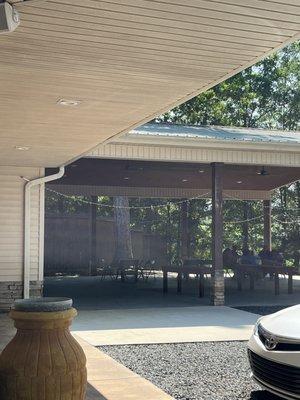 Covered patio