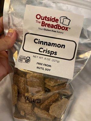 Cinnamon Crisps