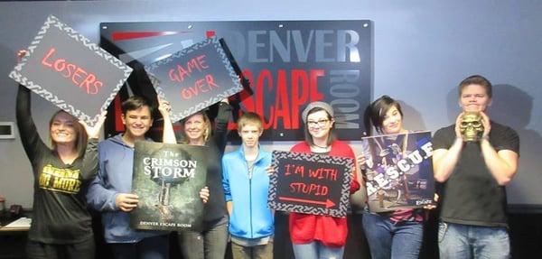 Every month DOHS has a field trip, voted on and selected by the students. One field trip was to the Denver Escape Room!