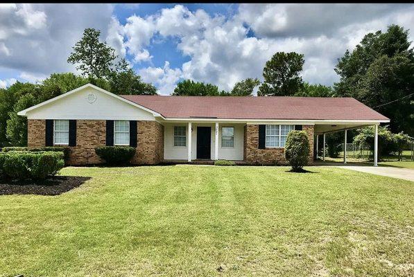 Completely renovated property in Augusta, Ga. 3 bed 2 bath off of Belair Road.