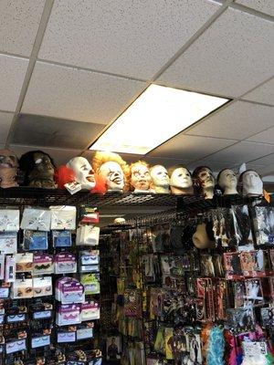 Need a mask?? We have so many your head will spin.