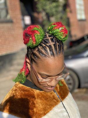 Color, retwist, and style.