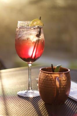 Huckleberry Mule and Summer Spritzer