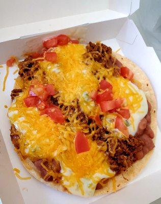 CrunchTada - Their version of Taco Bell's Mexican Pizza.