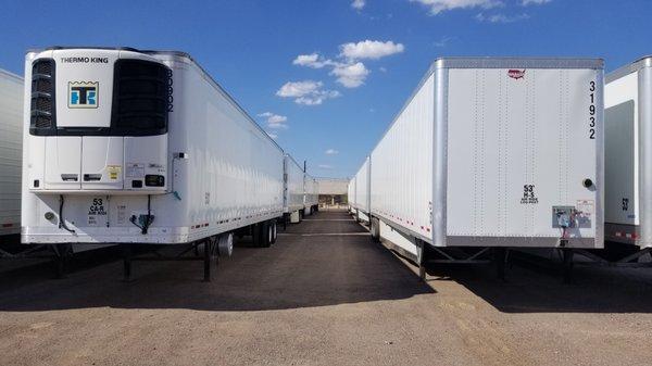 Brand new semi-trailers for rent, lease, or sale