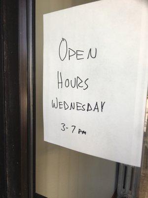 Allow me to update your hours for you....