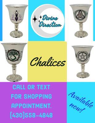 Stainless steel chalices