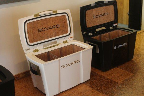 Jelinek made these cork-insulated cooler and is a certified Sovaro cooler reseller.