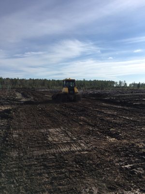 Preparing roads in new development