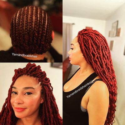 Yarn And Braids Hair Design