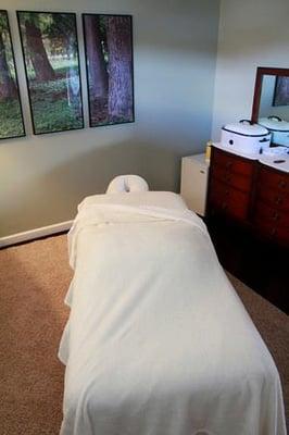 Inside one of our treatment rooms