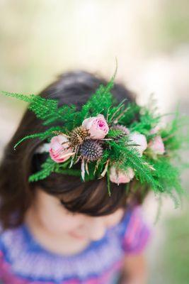 Floral Halo for Mothers day Shoot