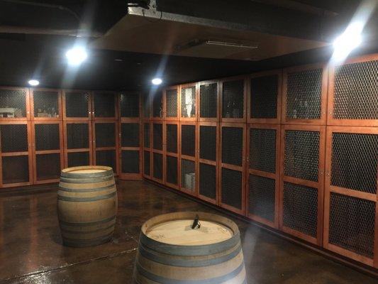 The wine locker room!!