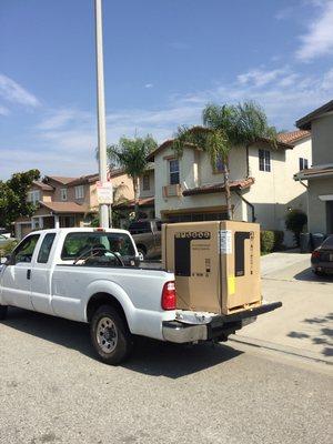 Trane condenser change out.