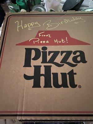 Birthday Pizza