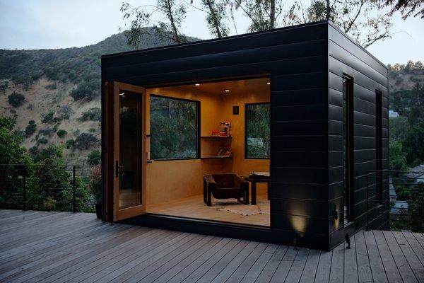 Library overlooking the canyon.