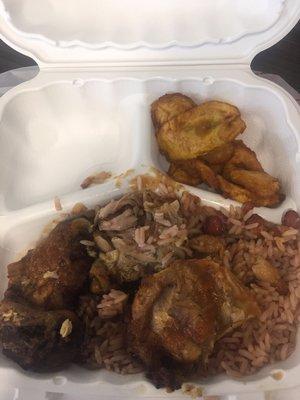 Jerk chicken plate