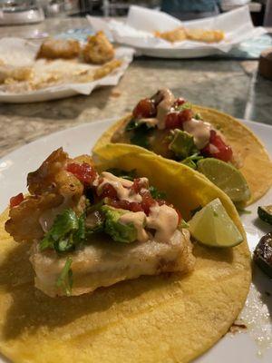 Yummy fish tacos