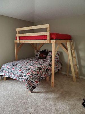 Quick Bunkbed Design and Built over night