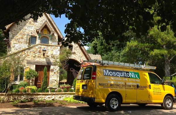 Be on the look out for our MosquitoNix vehicles throughout North and Central Alabama.