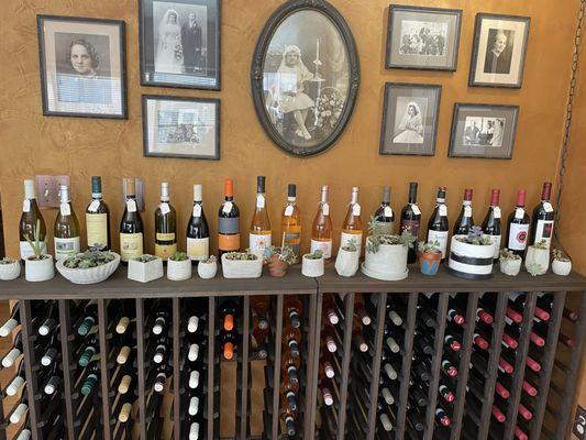 Lots of wine to choose from!