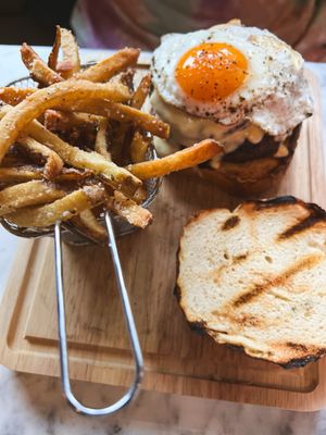 Hangover Burger up close