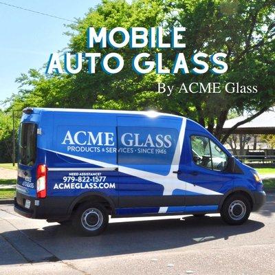 Can't find time to come into the shop? Our mobile auto glass van can come to you for installation!