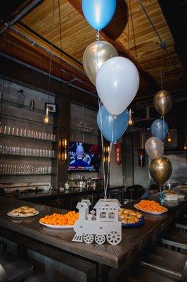 Our bar can also be used to serve snacks and treats for your event.