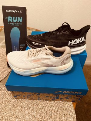 Inserts; Hoka Clifton 9; Brooks Glycerin 21