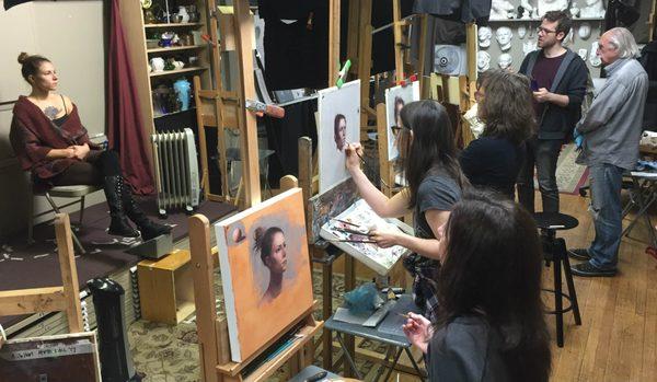 Portrait painting workshop