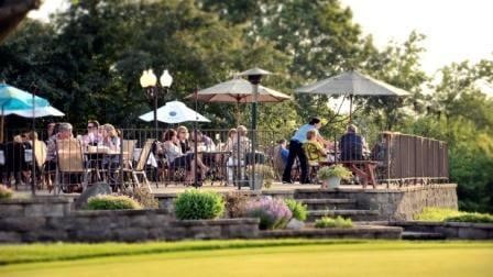 Beautiful terrace for outdoor dining