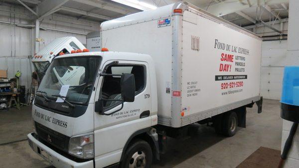 One of Our Trucks in the Shop.