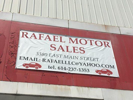 Rafael Motor Sales LLC was established in early 2018, If you're in the Columbus area come stop by today and drive away with your new car!