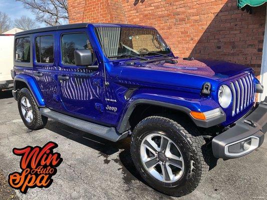 Bi-weekly wax client Jeep Wrangler