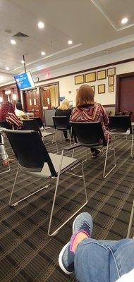 Jury duty waiting room