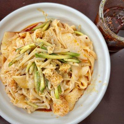 Cold Noodle with Sesame (麻酱凉皮).