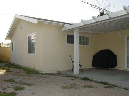 Bedroom Addition and Aluminum Patio Cover.