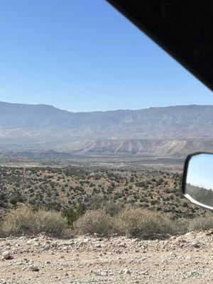 Stunning views from the trail