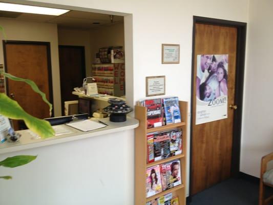 Reception area